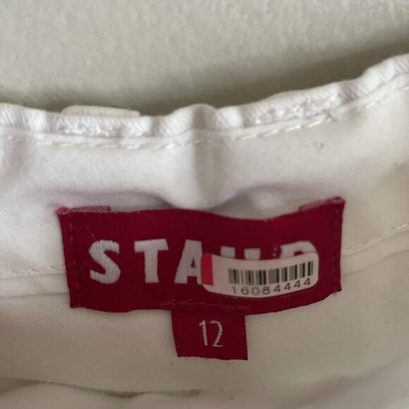 STAUD Luisa Wide Leg Trouser Pants - Picture 9 of 16